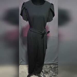 Elegant Black Wrap Dress